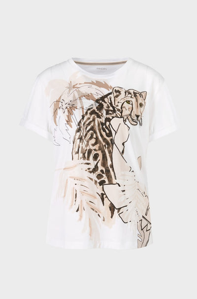 Marc Cain - T-Shirt with Animal Motifs