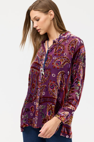 Johnny Was - The Slim Audrey Collared Shirt in Domitila