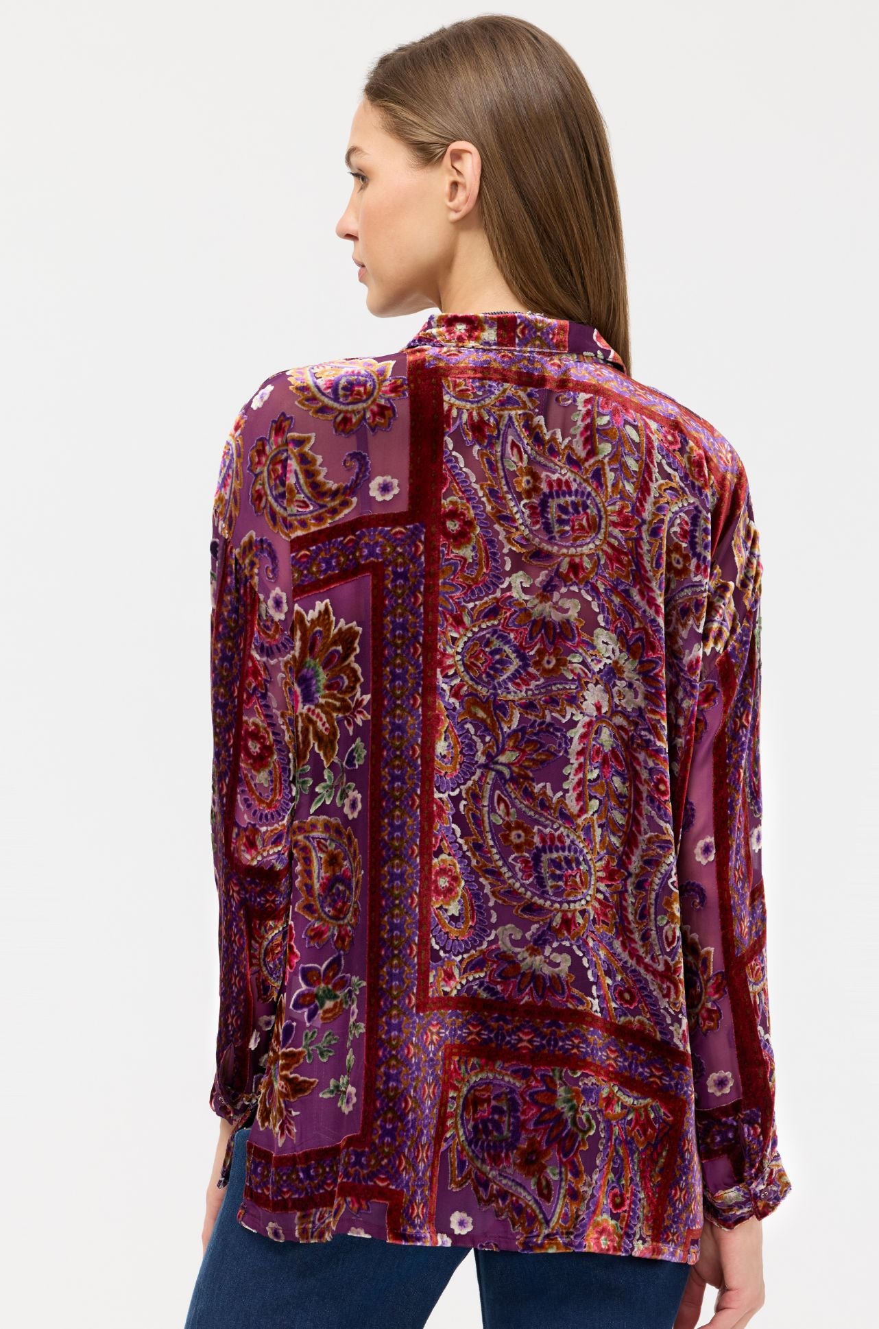 Johnny Was - The Slim Audrey Collared Shirt in Domitila