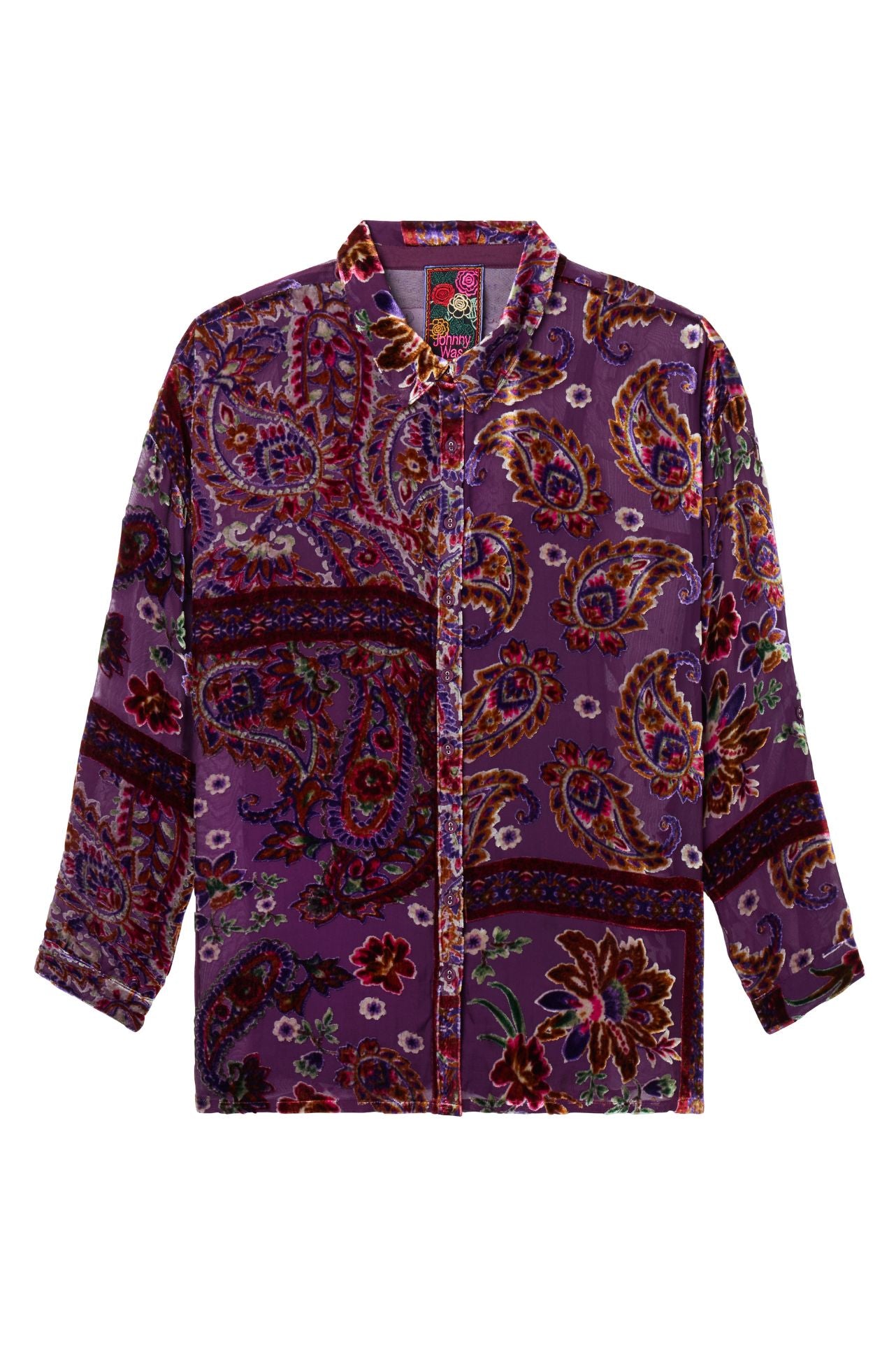 Johnny Was - The Slim Audrey Collared Shirt in Domitila