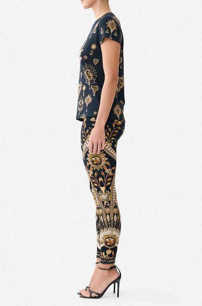 Camilla - Taurus Rising Slim Fit Round Neck T-Shirt
