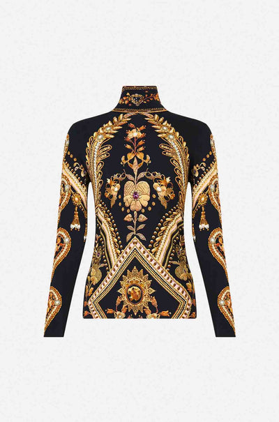 Camilla - Taurus Rising Jersey Turtleneck