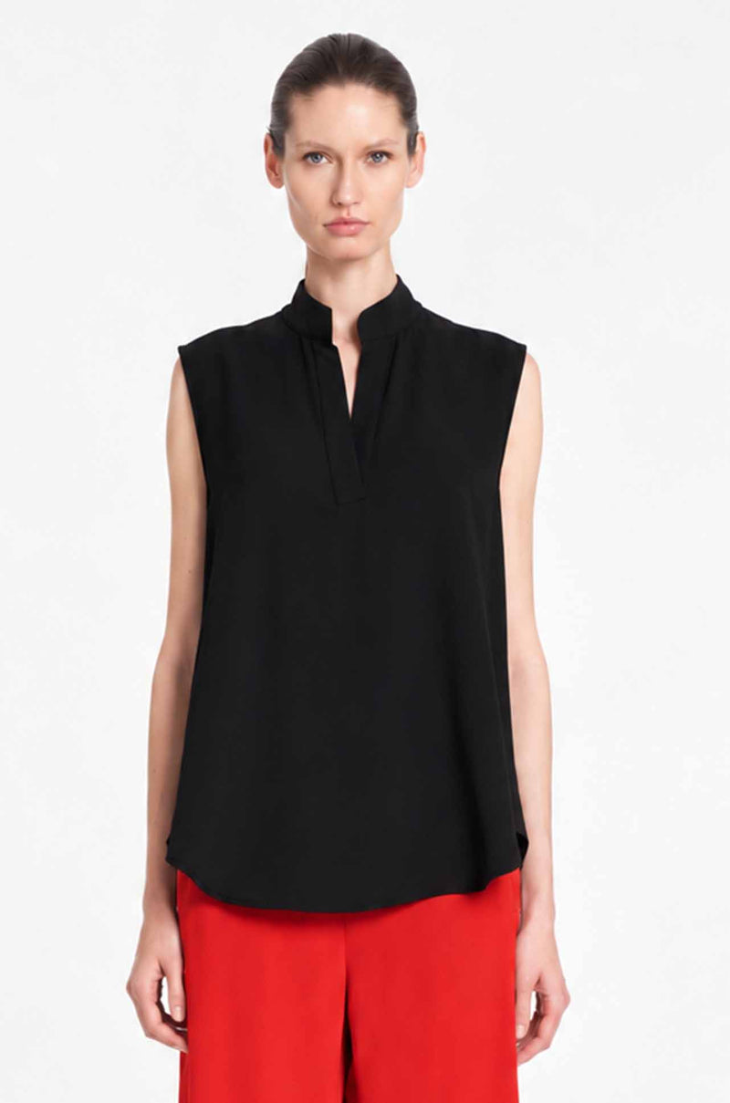 Mela Purdie - Tabbard Tank in Suit Weave
