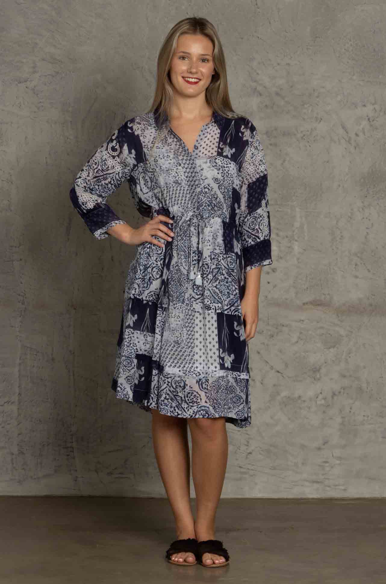 Johnny Was - Tangier Belanca Dress w/ Slip