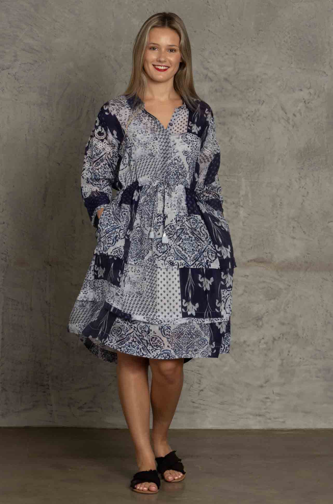 Johnny Was - Tangier Belanca Dress w/ Slip