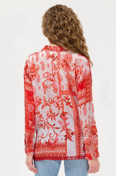 Johnny Was - The Audrey Button Up Shirt in Diantha