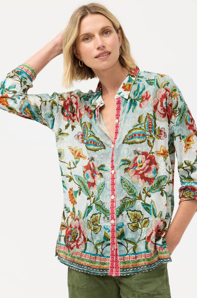 Johnny Was - The Audrey Button Up Shirt in Gillian