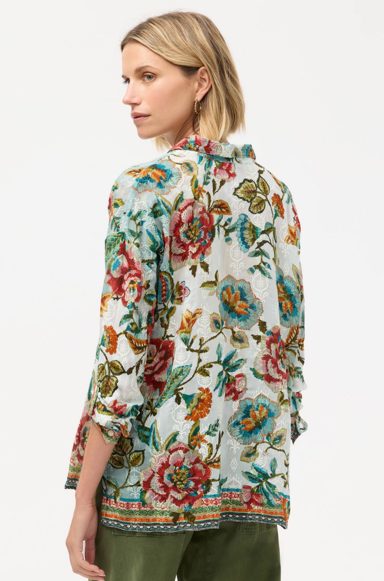 Johnny Was - The Audrey Button Up Shirt in Gillian