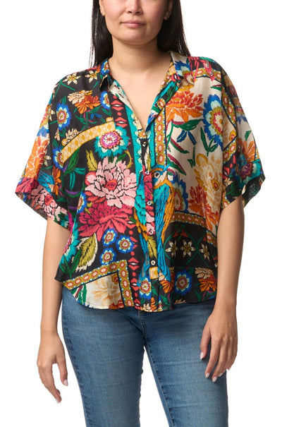 Johnny Was - The Audrey Short Sleeve Shirt in Eirene