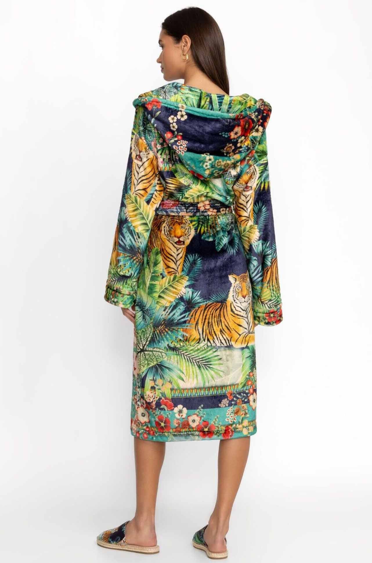 Johnny Was - Tigres Et Fleurs Cozy Robe