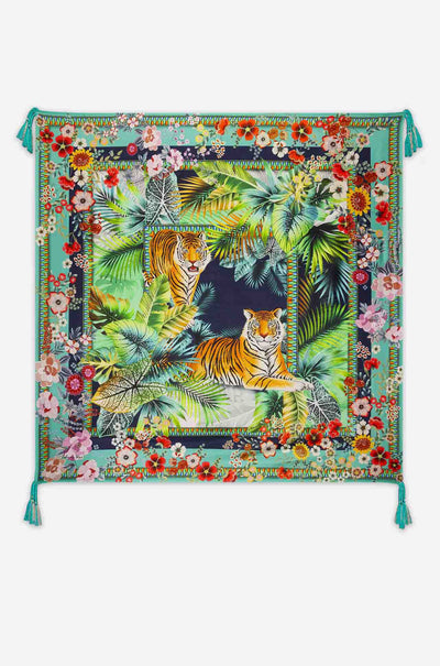 Johnny Was - Tigres Et Fleurs Scarf