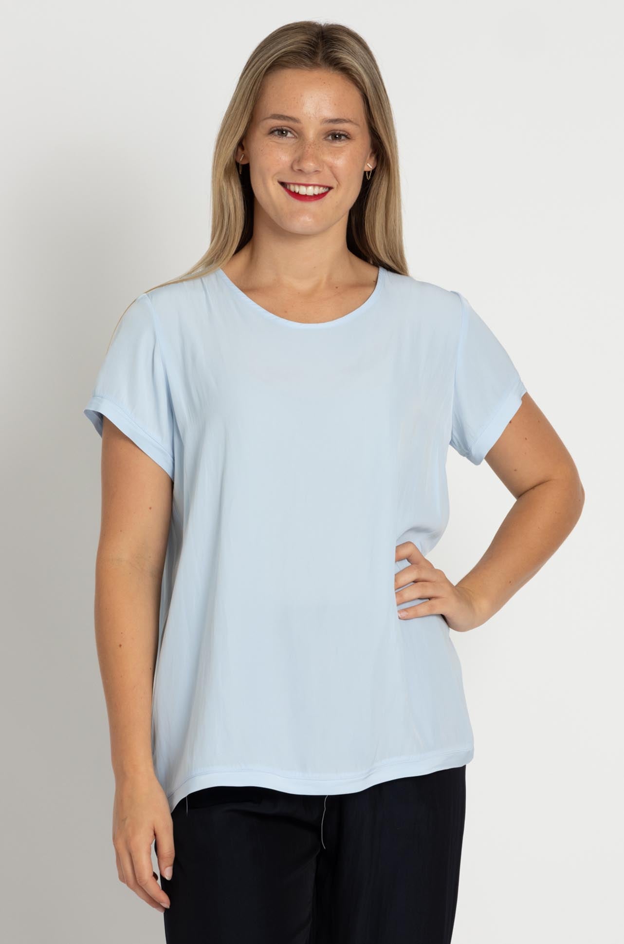 Mela Purdie - Transit T in Bluewash