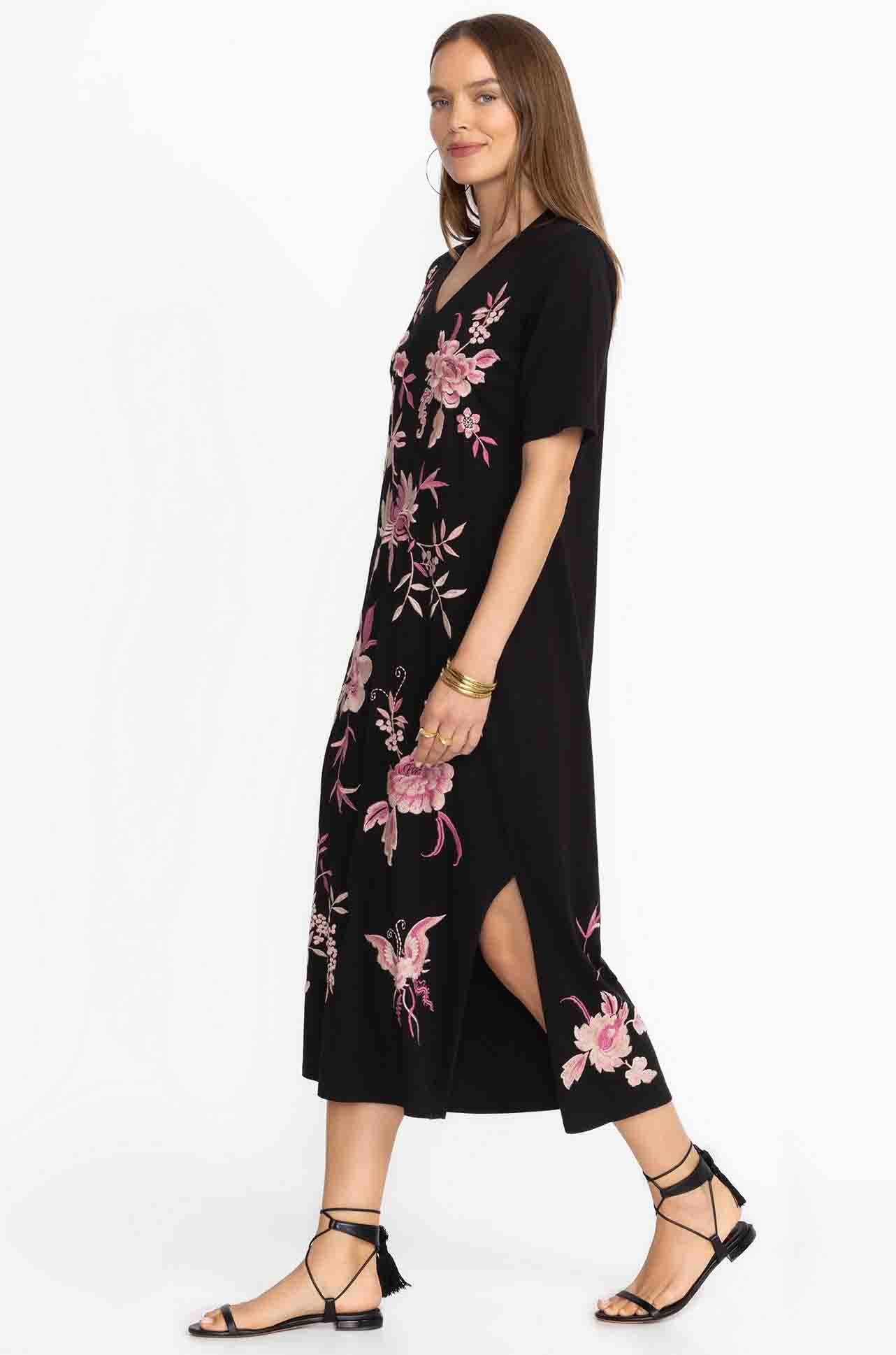 Johnny Was - Trapunto V-Neck Knit Dress