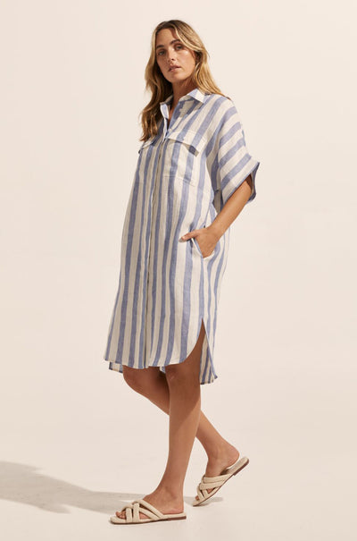 zoe kratzmann - troppo dress in wide ocean