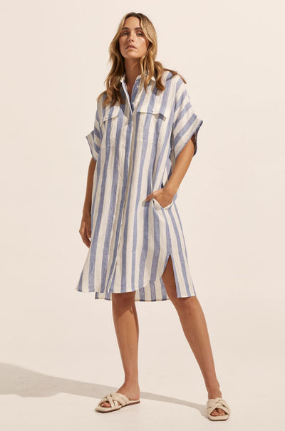 zoe kratzmann - troppo dress in wide ocean