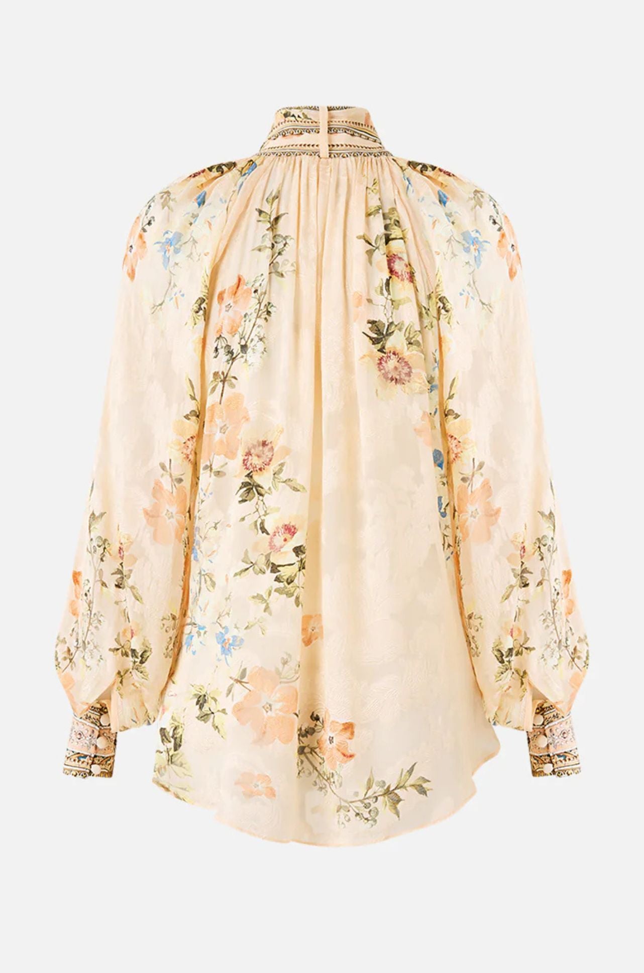 Camilla - Twilight In Istanbul Detachable Pussy Bow Raglan Blouse