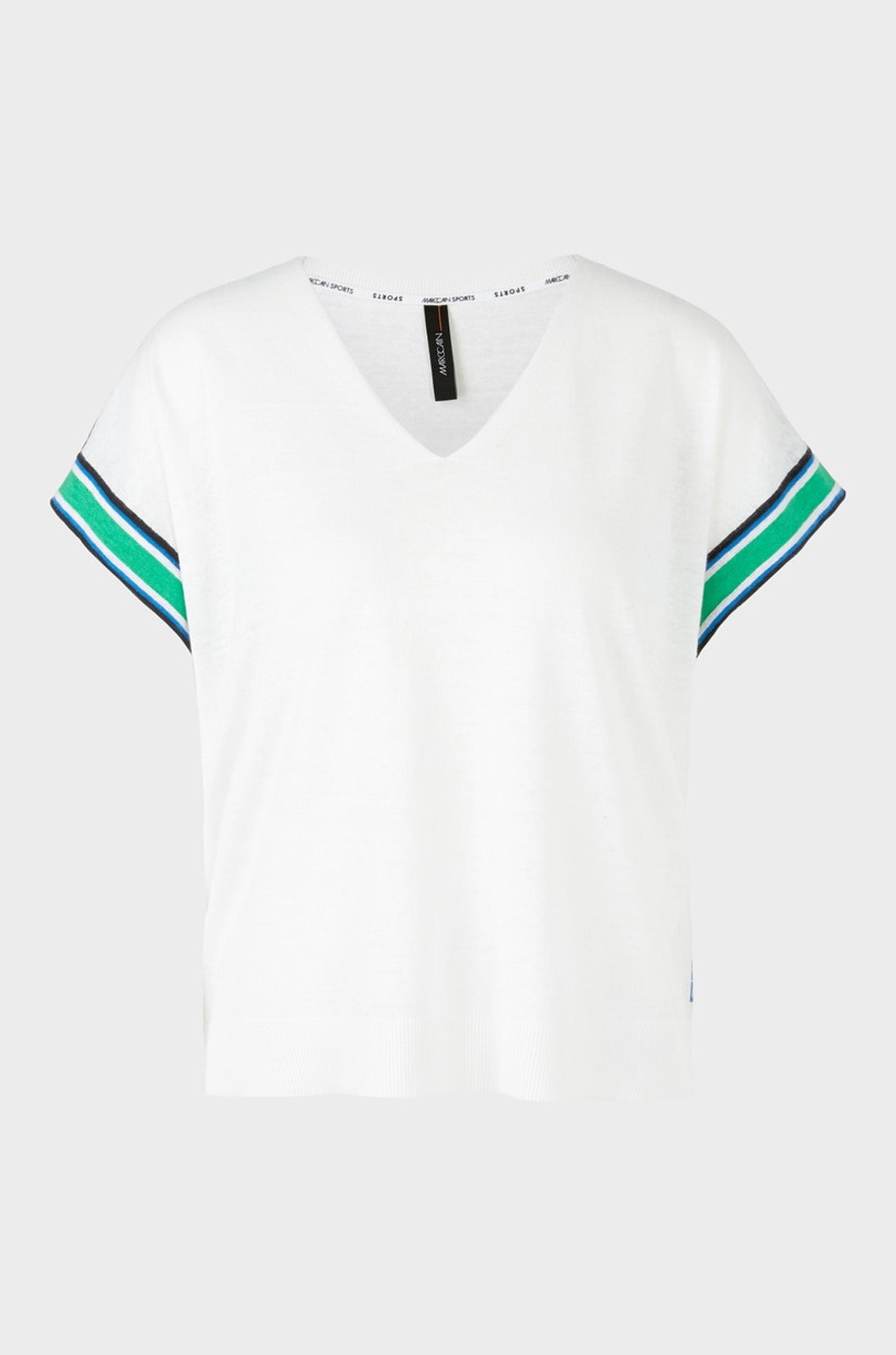 Marc Cain - Casual Knitted Sweater with V-Neck