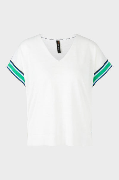 Marc Cain - Casual Knitted Sweater with V-Neck