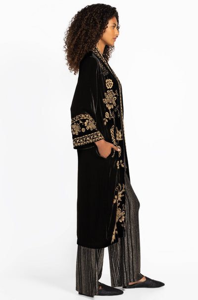 Johnny Was - Velvet Kimono Coat in Nyomi
