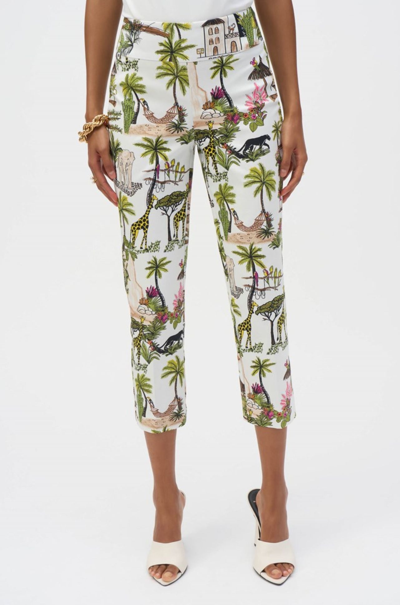 Joseph Ribkoff - Millennium Conversational Print Crop Pants