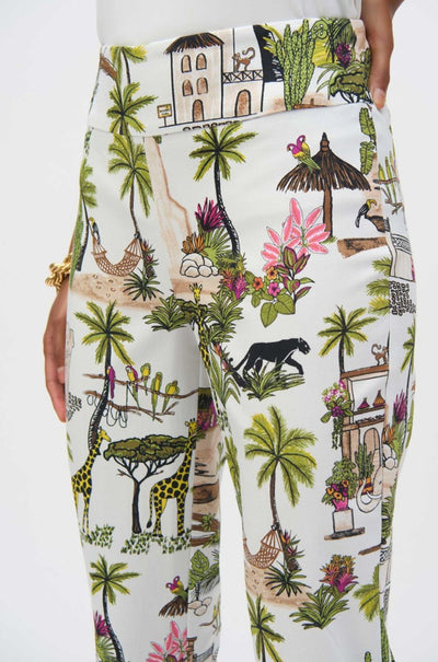 Joseph Ribkoff - Millennium Conversational Print Crop Pants