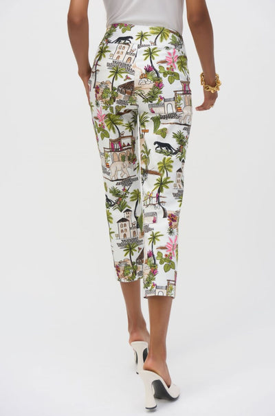 Joseph Ribkoff - Millennium Conversational Print Crop Pants