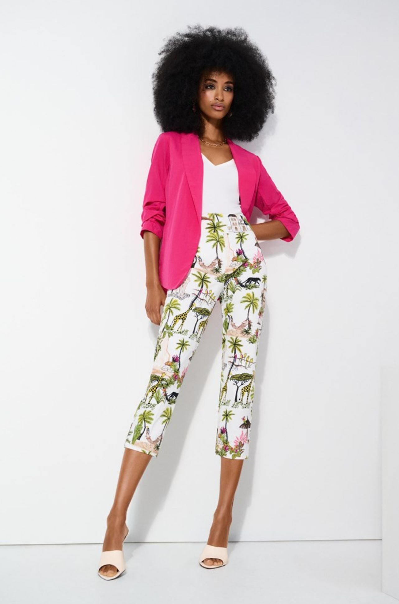 Joseph Ribkoff - Millennium Conversational Print Crop Pants
