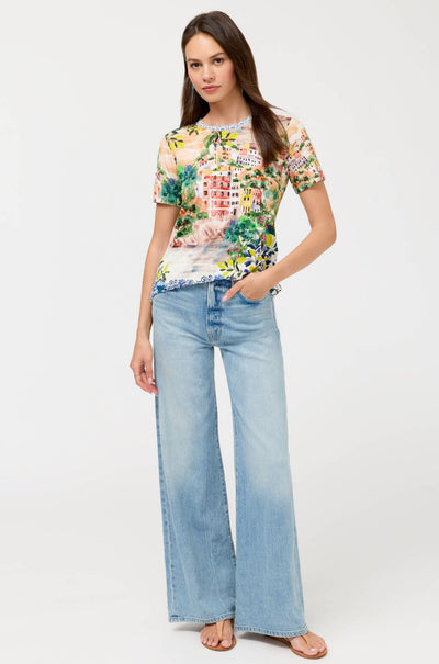 Johnny Was - The Janie Favorite Short Sleeve Crew Neck Tee in Olympe