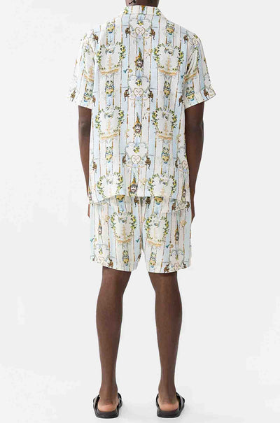 Camilla - Venus On A Vespa Short Sleeve Cabana Shirt