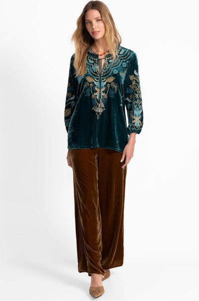 Johnny Was - Velvet Field Blouse in Shira