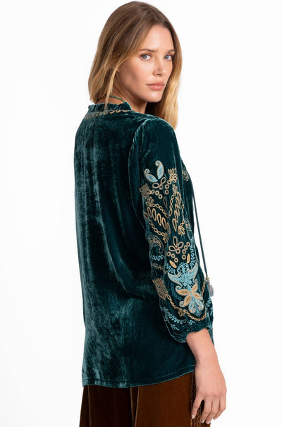 Johnny Was - Velvet Field Blouse in Shira