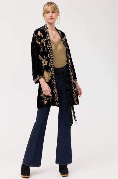 Johnny Was - Velvet Kimono in Lara