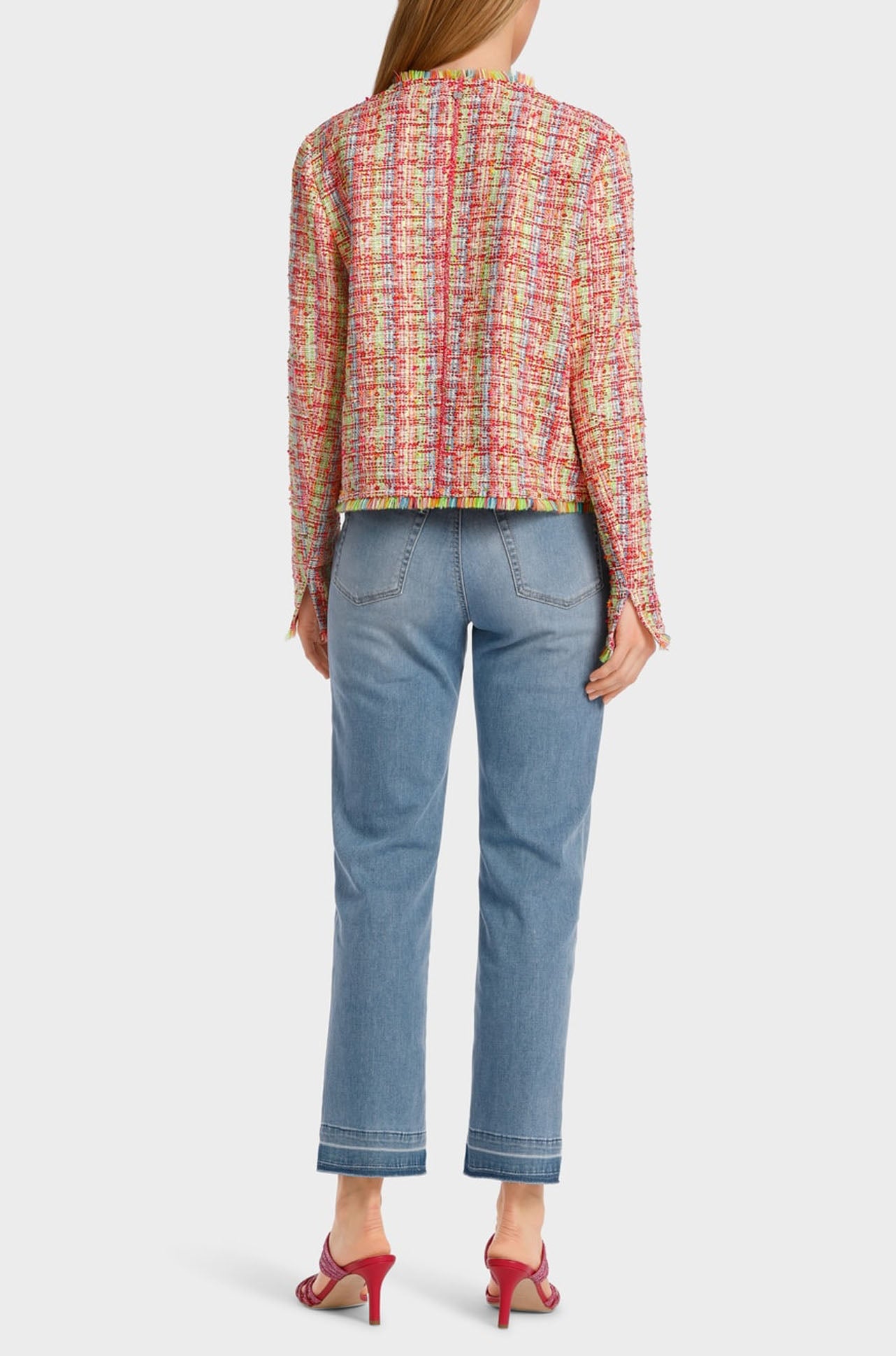 Marc Cain - Bouclé Jacket in Multicoloured Check