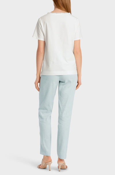 Marc Cain - T-shirt In A Mix Of Materials