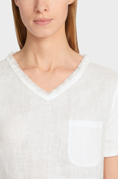 Marc Cain - T-shirt In A Mix Of Materials