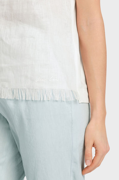 Marc Cain - T-shirt In A Mix Of Materials