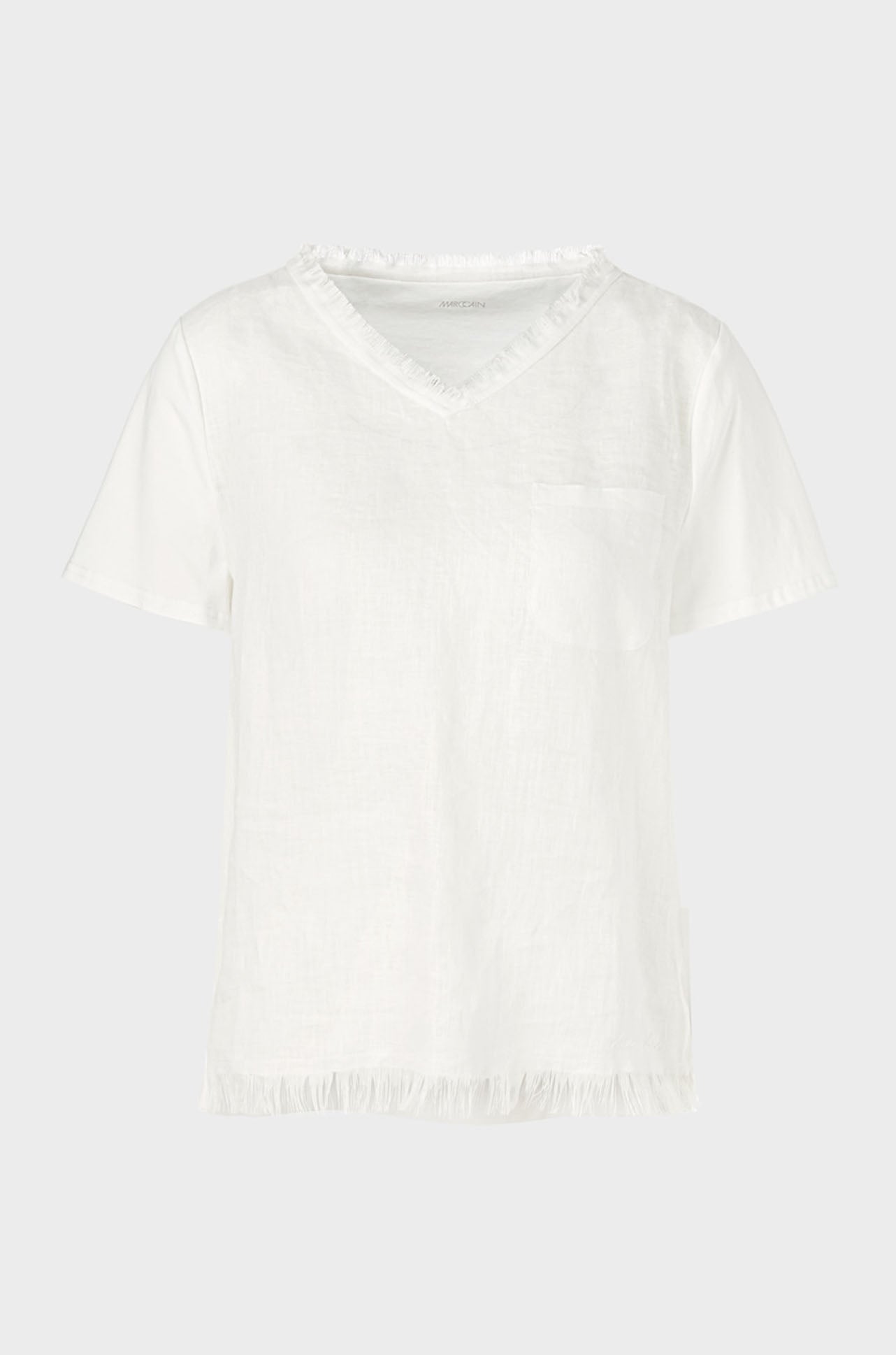Marc Cain - T-shirt In A Mix Of Materials