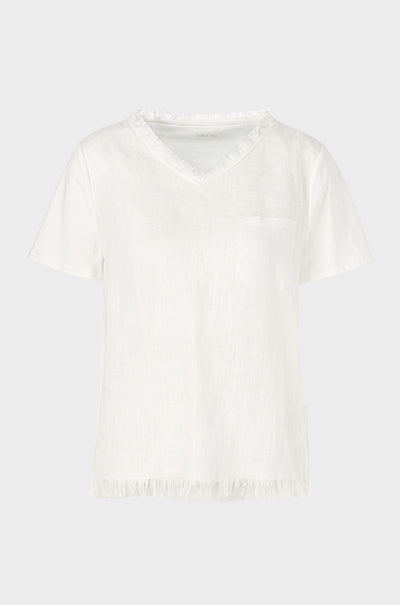 Marc Cain - T-shirt In A Mix Of Materials