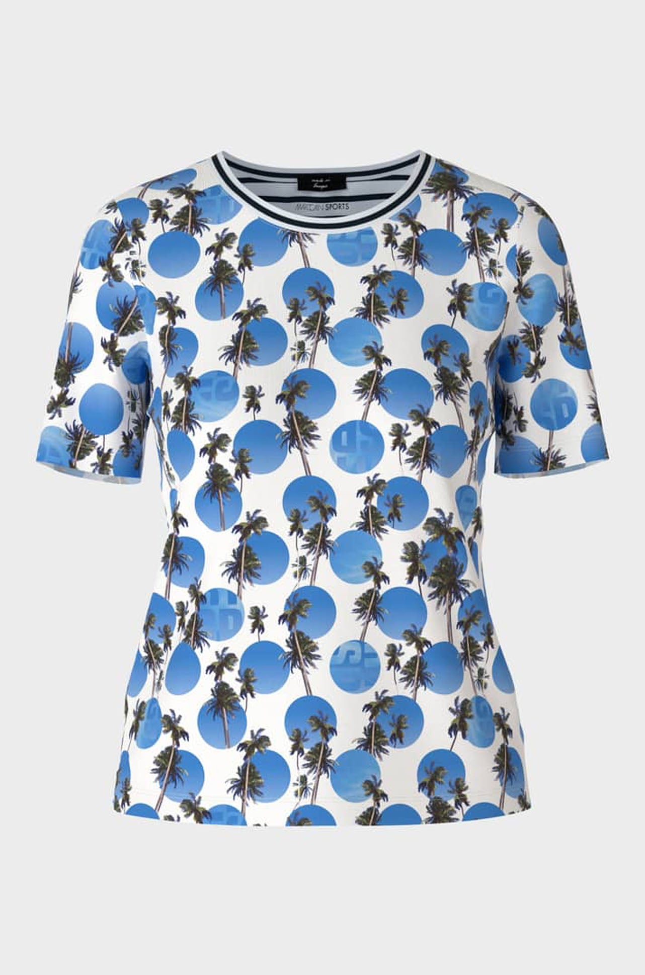 Marc Cain - T-shirt with Palm Print