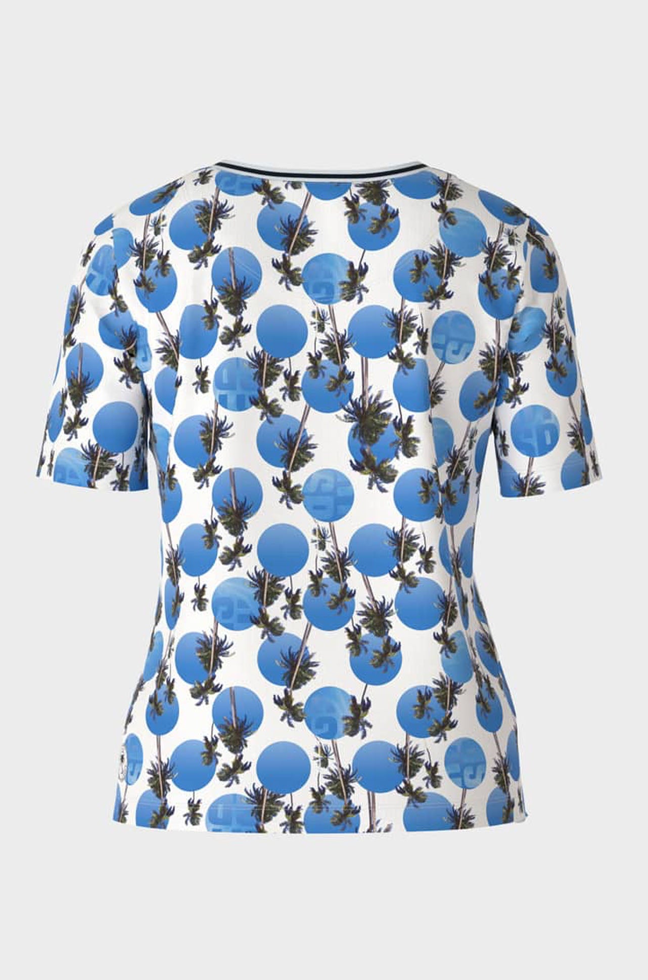 Marc Cain - T-shirt with Palm Print