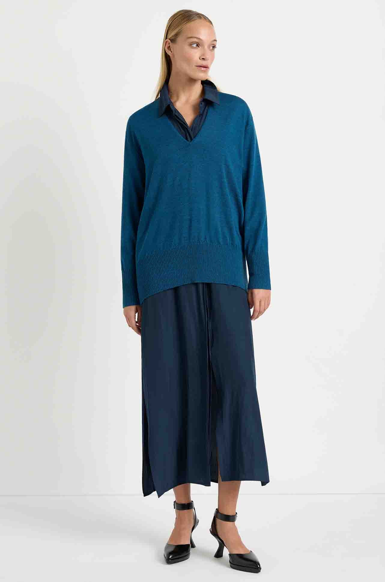 Mela Purdie - Walker Sweater in Super Fine Merino