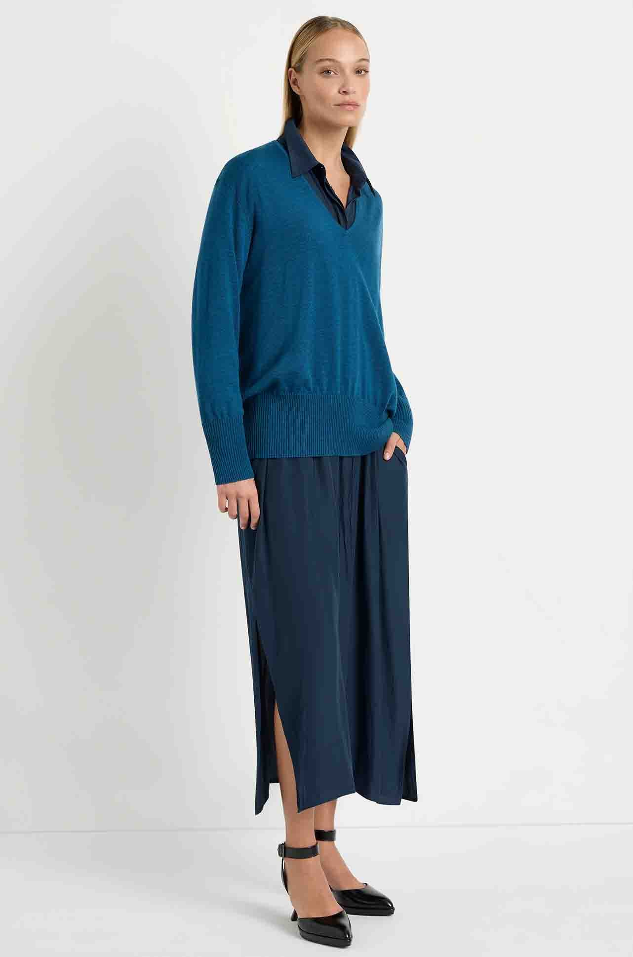 Mela Purdie - Walker Sweater in Super Fine Merino