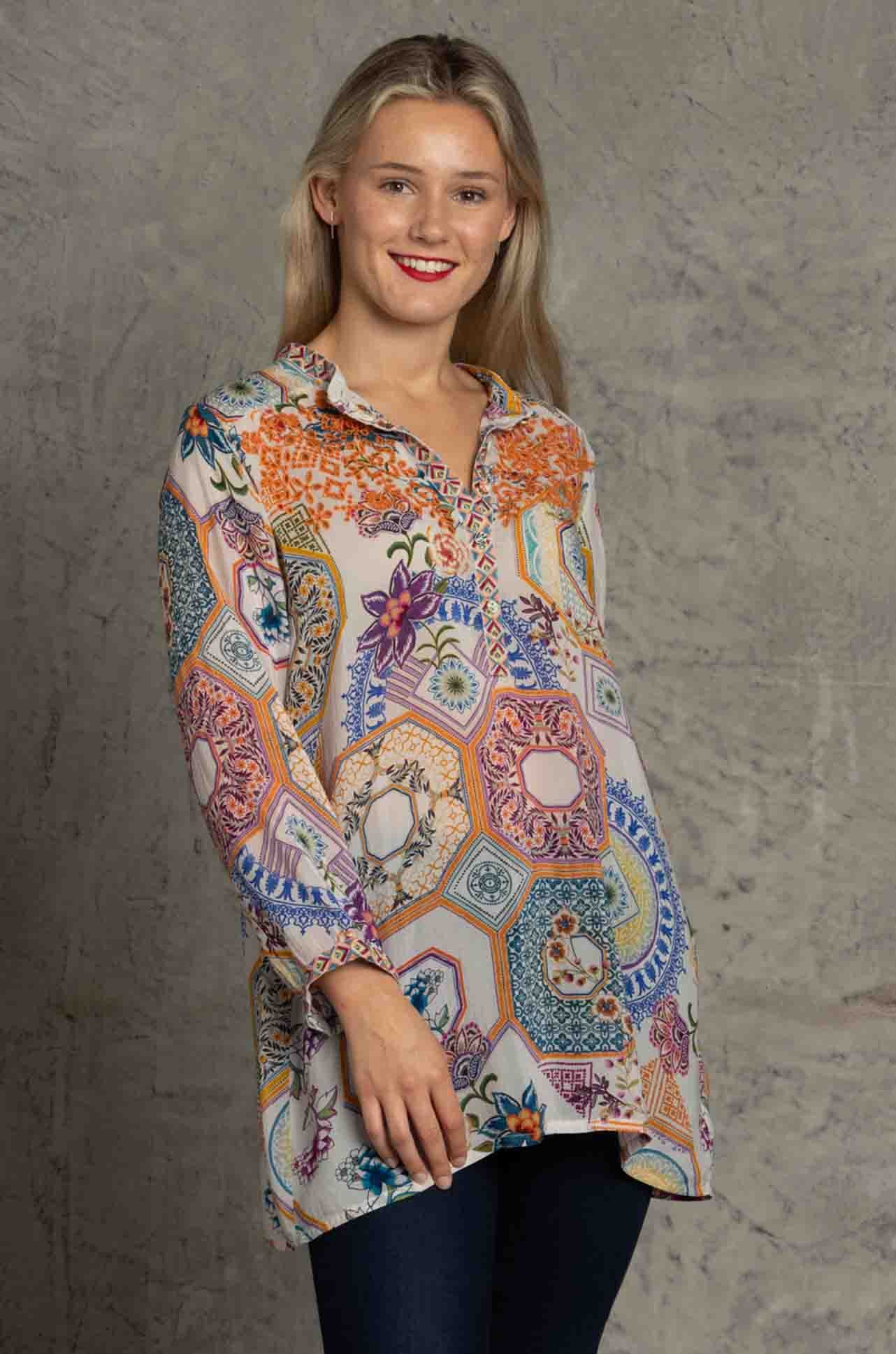 Johnny Was - Waterloo Wheel Leena Tunic