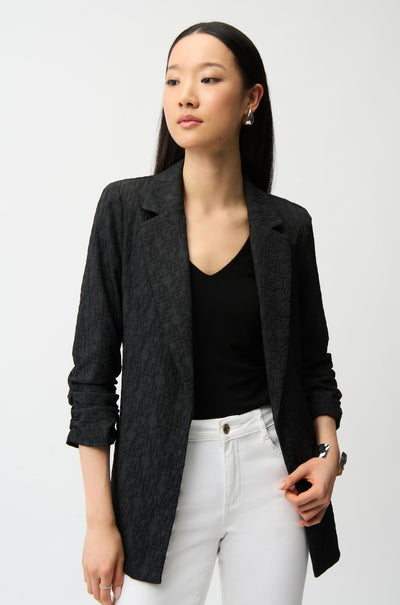 Joseph Ribkoff - Woven Jacquard Boxy Blazer