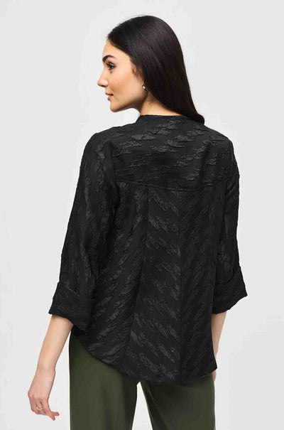Joseph Ribkoff - Woven Jacquard Swing Jacket