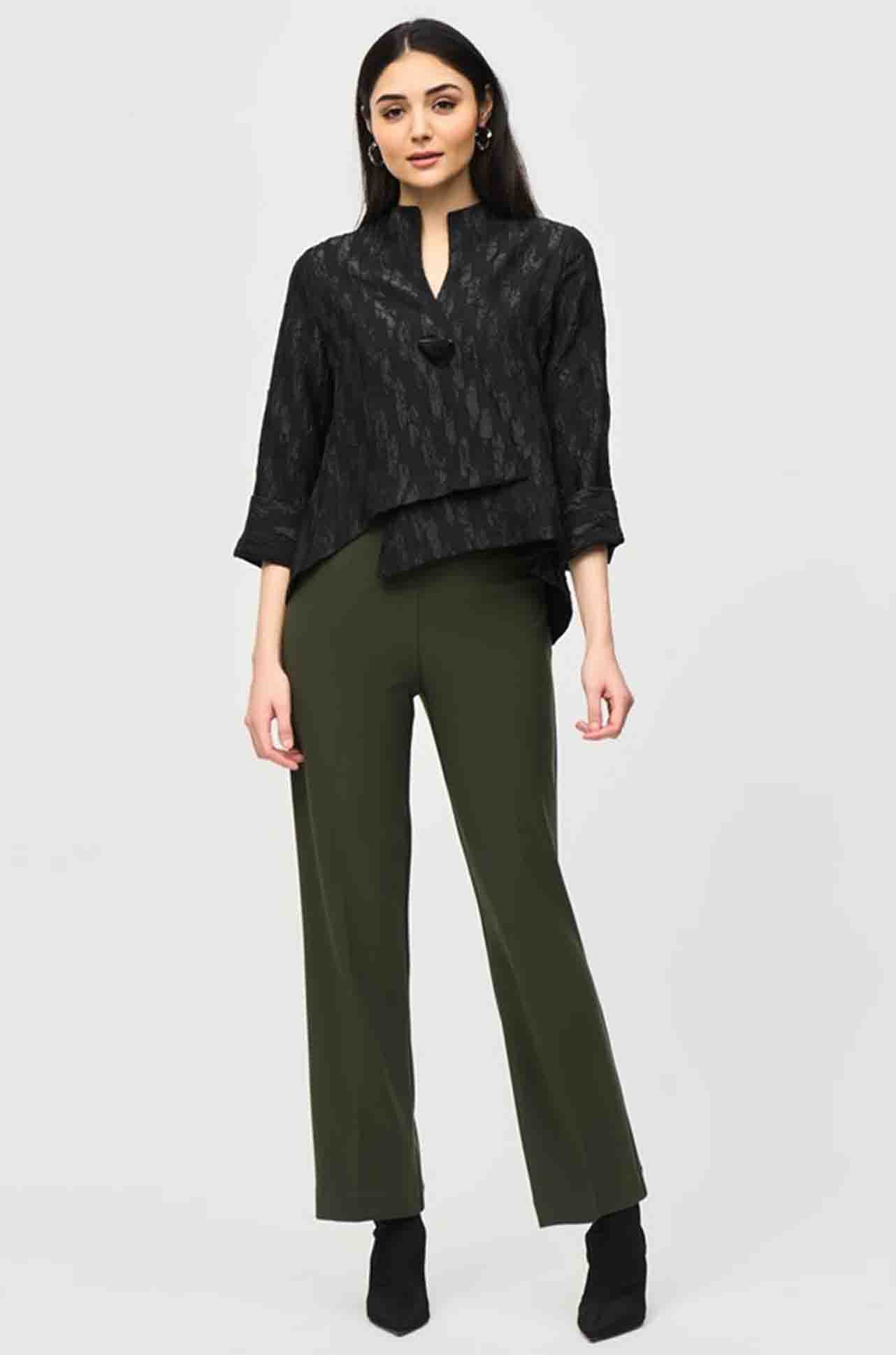 Joseph Ribkoff - Woven Jacquard Swing Jacket