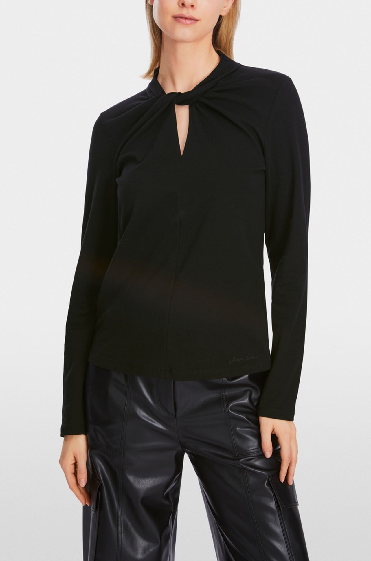 Marc Cain - T-shirt with Knot Effect