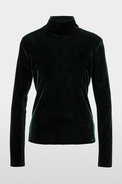 Marc Cain - Figure-hugging T-shirt with Turtleneck