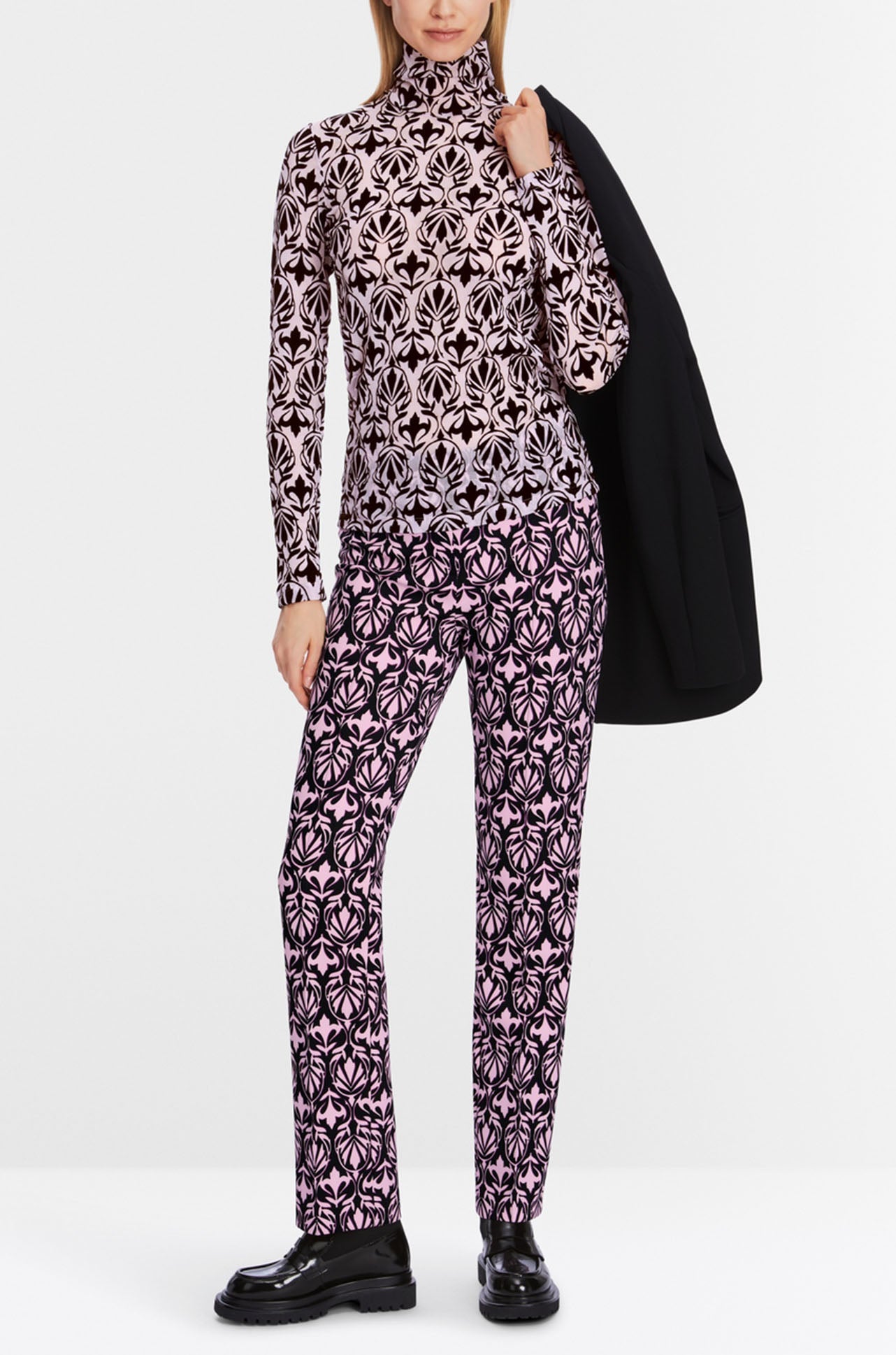 Marc Cain - T-shirt with Ornamental Print