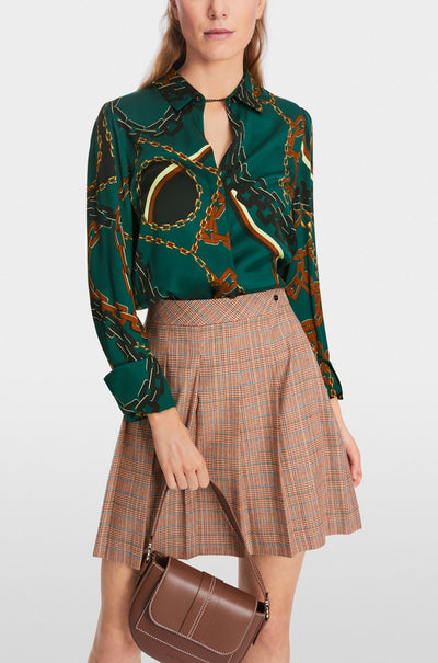 Marc Cain - Silk Blouse with Chain Design
